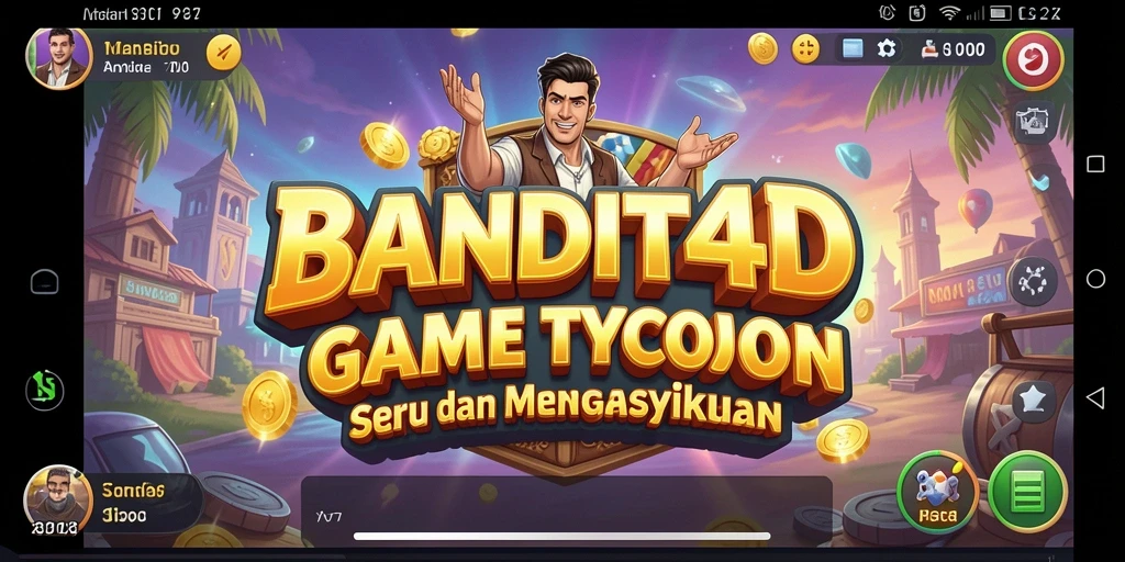 Tampilan gameplay BANDIT4D yang mengasyikkan dan interaktif.