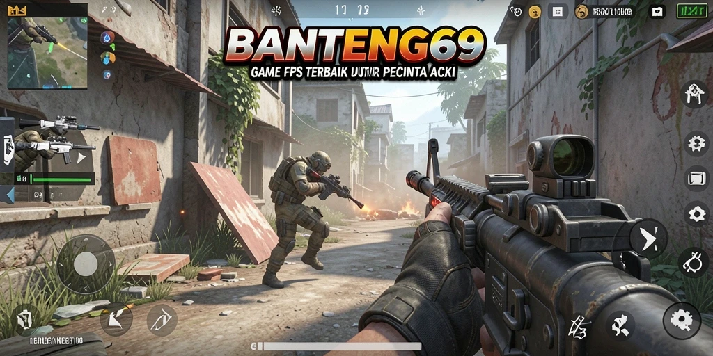 Screenshot gameplay BANTENG69 dengan aksi pertempuran yang memukau.
