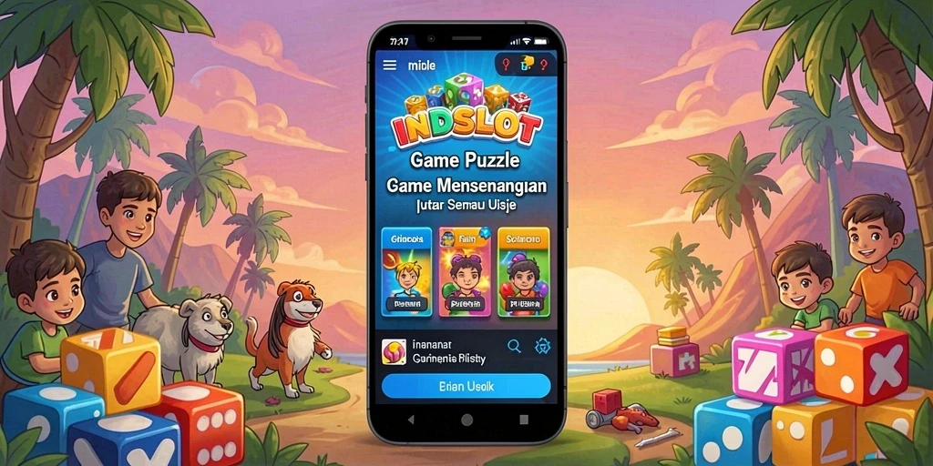 Tampilan screenshot gameplay INDSLOT dengan tantangan Puzzle yang mendebarkan.