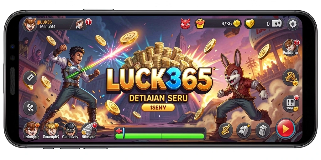 Tampilan aksi mendebarkan dari LUCK365 saat bertarung.