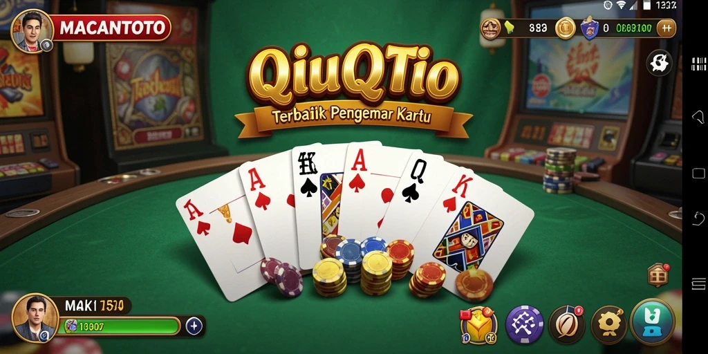 Tampilan menarik dari gameplay QiuQiu di MACANTOTO.