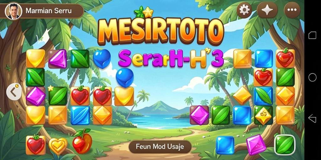 Tampilan gameplay seru di MESIRTOTO, menantang dan menyenangkan.