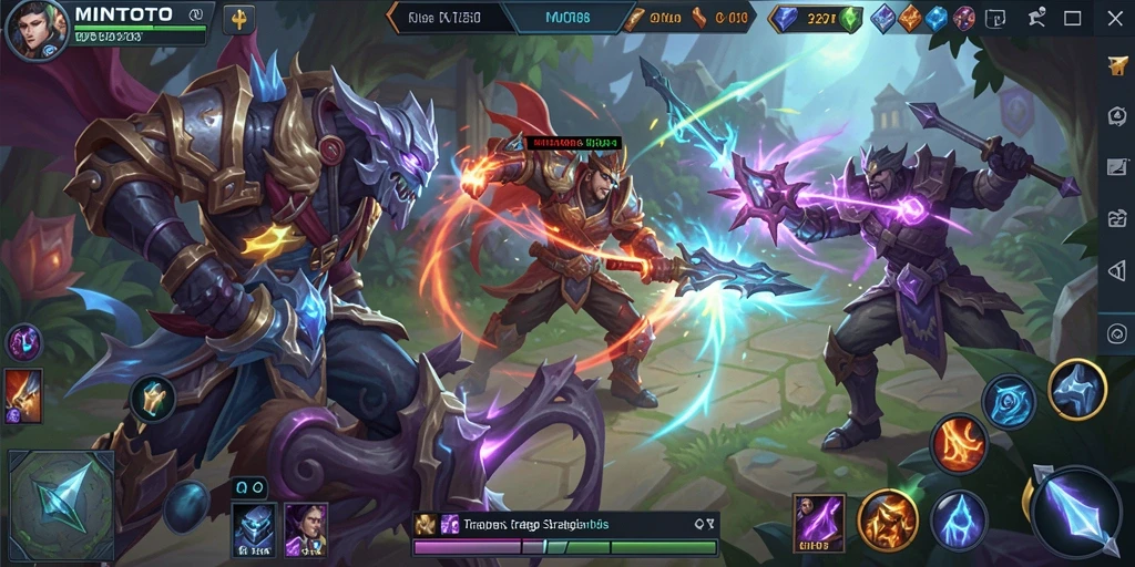 Gameplay seru dengan aksi tim yang intens di MINTOTO.
