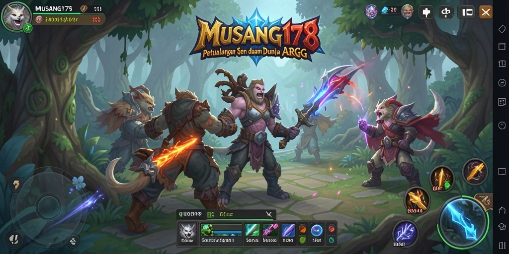 Gameplay ARPG yang seru dan penuh aksi.