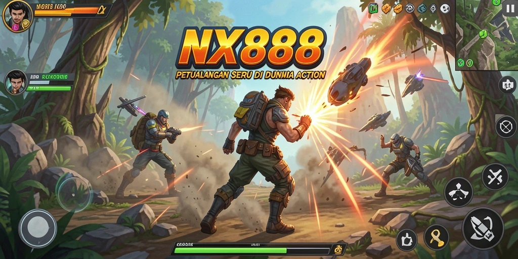 Gameplay mendebarkan dengan aksi cepat di NX888.