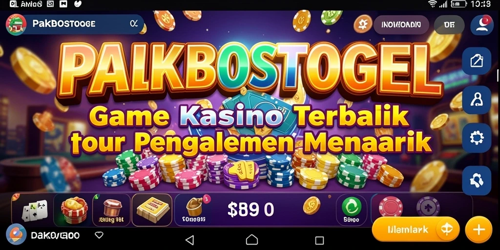 Screenshot gameplay PAKBOSTOGEL yang menampilkan keseruan permainan Kasino.