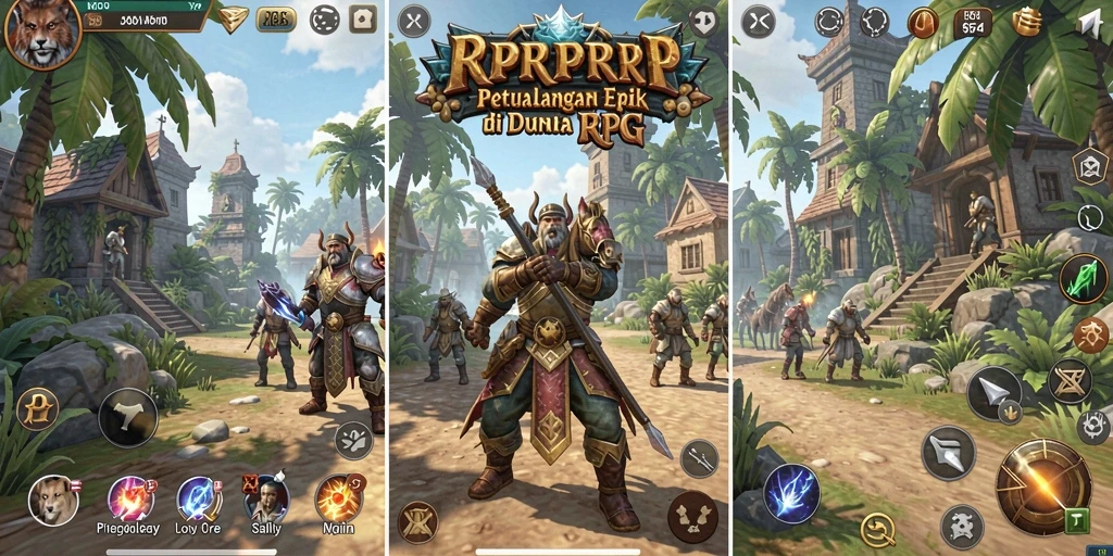 Tangkapan layar RPRPRP menampilkan aksi pertarungan yang mendebarkan di dunia RPG.