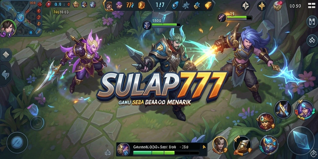 Screenshot gameplay SULAP777 menampilkan aksi pertempuran tim yang mendebarkan.