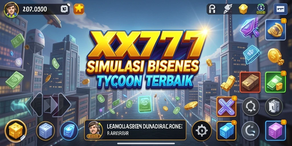 Screenshot gameplay XXX777 menampilkan pengelolaan bisnis yang seru.